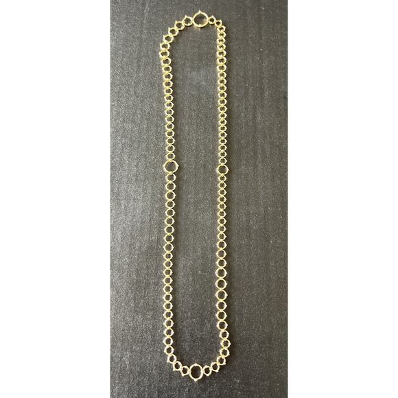 Tiffany & Co. 18K Ring Bead Link Statement Necklace 58.6g - Picture 5 of 10